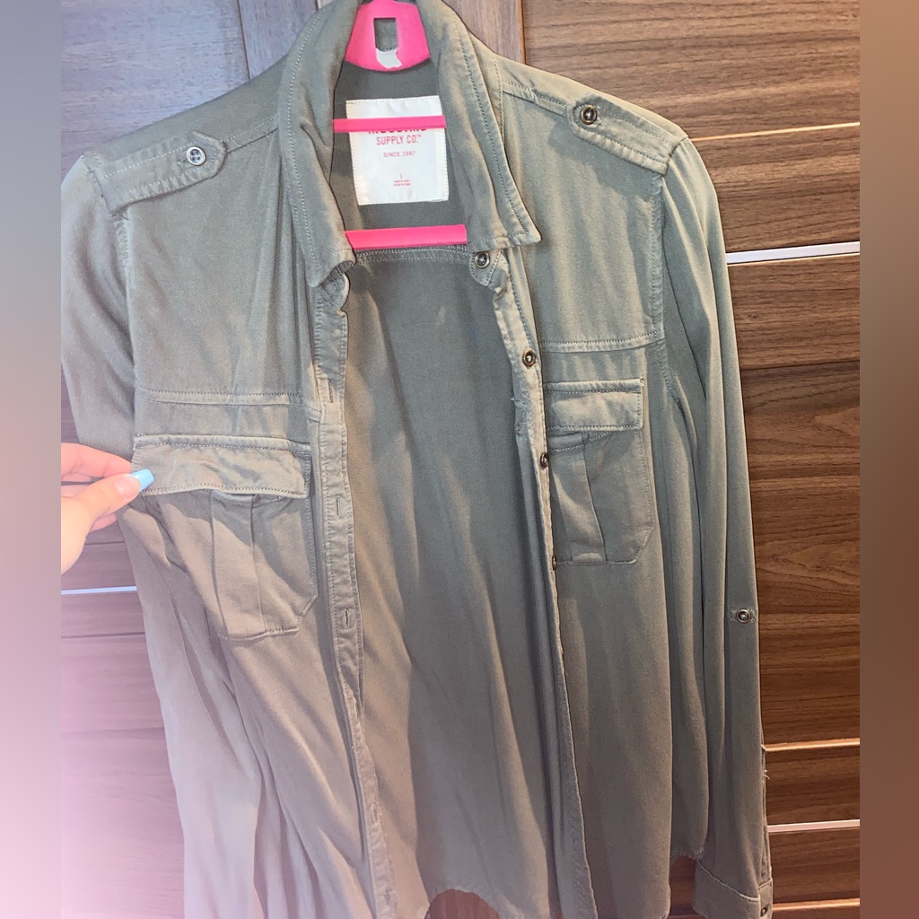Green Collared Jacket